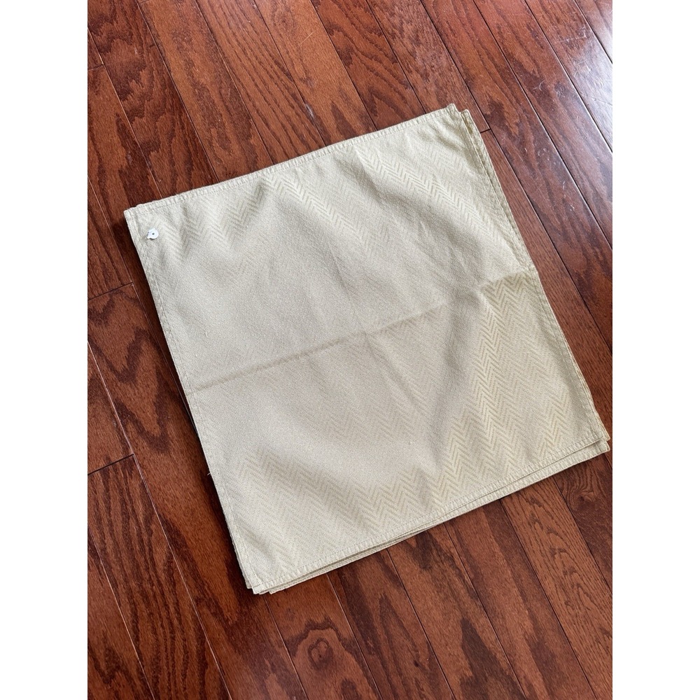 Lauren Ralph Lauren 6 Dinner Napkins Marigold Sparkly Geo 20 X 20"
